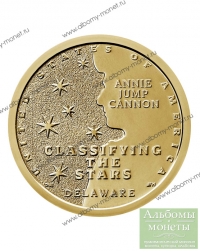 Американские инновации - Классификация звезд, Энни Кэннон (Делавэр) - 1 доллар 2019 США